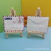 Papelería Creativa Estilo Británico Retro Mini Sobre Europeo Clásico Sobre de Papel Kraft Lindo Sobre Pequeño en Stock