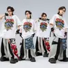 Trajes de actuación de street dance para niños, estilo hip-hop, ropa urbana de moda para niños y niñas, ropa elegante para actuaciones en el escenario