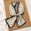 Pañuelo de Seda Estilo Francés Diadema Otoño Delgado Perezoso Vintage Pañuelo de Seda Pequeño Largo para Mujer Cinta Bufanda Decorativa Pañuelo de Cabeza Cinta