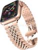 Pulseira Nova de Aço Inoxidável Wuzhu para Apple iwatch Pulseira Samsung Huawei Pulseira Intercolor de Aço Inoxidável