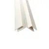 Perfil de tira de borda de plástico PVC para expositor de publicidade em U de coextrusão macia e dura de PVC, perfil de barra de proteção de canto de plástico PVC