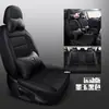 Cly es Adecuado para Funda de Asiento Especial para Volkswagen Tange, Funda de Cojín de Asiento, Cojín de Cuero Deportivo T-Roc Personalizado para Cuatro Estaciones