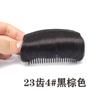 Pente Raiz de Peruca com 29 e 23 Dentes para Aumentar o Volume do Cabelo, Pente de Cabelo para Elevar o Topo da Cabeça, Aplique de Peruca para Reposição Capilar, Esponja para Cabelos Soltos