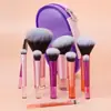 Set de Pinceles de Maquillaje Rt10 Transfronterizo, Set Completo de Pinceles con Todos los Tipos, Portátil y Fácil de Usar, Set Pequeño de Pinceles para Maquillaje de Retoque
