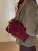 Bolsa Pequena Textura Fosca Retrô para Mulheres 2026 Novo Estilo de Alta Qualidade Nicho Bolsa de Ombro Moda para o Dia a Dia