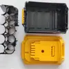 Dewei 18V10 18650 modelo original mais porta de carregamento DC carcaça plástica mais mola de parafuso de níquel