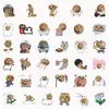 70 Adesivos da Série Aranha e Gato Fofos Desenho Animado Abstrato DIY Decorativos para Skate Capa de Celular Adesivos de PVC à Prova d'Água