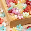 Botões Sapo Qipao Novo Estilo Chinês Botões de Resina Flor de Cerejeira Cristal Botões Decorativos Acessórios para Camisa Roupa Tang Colete