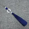 Yixiangfei 8B-5 Anillo de Correr Cierre de Langosta Borla 8 Borlas Estilo Antiguo Accesorios Dinastía Han Colgante para Ropa Artesanía Decoración