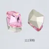Dongzhou Crystal 14*11mm Piedras de Strass para Uñas con Forma Irregular, Piedras de Strass Súper Brillantes con Parte Posterior Puntiaguda para Uñas, Accesorios DIY Piedras de Strass de Vidrio tipo Meteorito
