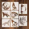 8 Plantillas Populares de Pintura Calada de Wolf Hollow Ilustraciones