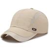 Chapéu de Malha Respirável de Verão Masculino Proteção Solar ao Ar Livre Aba de Sol Boné de Baseball Masculino Boné com Aba Moda Casual Atacado
