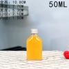 Celebridad de internet nueva botella de vidrio para té de leche frío con burbujas, botella para café de extracción en frío, botella para bebida de jugo, pequeña capacidad, dos cabezas de botella, botella para vino fuerte