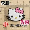 Kk Gato Gravata Borboleta Pequena Gato Fofo Retrô Sapatos Esportivos Infantis Adesivos Decorativos DIY Capinha de Celular Copo para Escova de Dentes Acessórios de Grampo de Cabelo