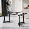 Soporte para pata de mesa de lujo, sencillo y ligero, hecho de tablero de roca de mármol, soporte para mesa de comedor, soporte para pie de mesa de oficina