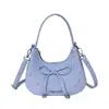 Bolsa Feminina Doce e Fofa Transfronteiriça 2026 com Laço, Pequena Bolsa Transversal, Estilo de Nicho, Bolsa de Bolinho de Massa de Alto Padrão, Bolsa de Ombro