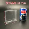 Caja de Embalaje de PVC en Stock Caja Transparente Embalaje de Cosméticos Figura de Juguete Mascota Caja de Embalaje de Plástico Plegable con Gancho