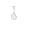 Conjunto de 8 peças de piercing de umbigo joia para piercing corporal e-commerce transfronteiriço cravejado de zircônia anel de umbigo em forma de coração fabricantes em estoque atacado