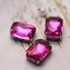 10X14mm Retangular Retangular Colorido Vidro Costurado à Mão Garra Broca DIY Strass Acessórios de Vestuário Decorações de Roupas