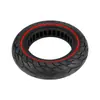 Neumático Interior Sólido 10*2.5 Ranura de 45mm Scooter Eléctrico Plegable de 10 Pulgadas Neumático Exterior Engrosado Antiexplosión Piezas de Repuesto