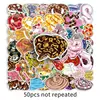 50 Serpiente Personalidad Transfronterizo Graffiti Dibujo Animado Animal Tarjeta Pegajosa Cuenta Manual Impermeable Decorativo Funda de Teléfono Móvil Maleta Estuche Pegatina