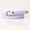 Nuevo Cinturón Fino para Mujer, Cinturón Pequeño Decorativo de Color Caramelo Simple y a la Moda, Cinturón para Vestido, Abrigo, Suéter para Mujer