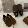 Zapatos Birkenstock de Piel Genuina con Suelas Ultraligeras, Nuevos Zapatos Planos Retro Birkenstock 2025, Zapatos de Tacón Bajo Plano, Zapatos de Gamuza de Vaca