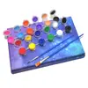 Venta al por mayor de fábrica tira de pigmento acrílico unida de 6/8/12 colores graffiti infantil diy pintura acuarela cerámica yeso