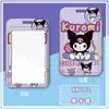 Set de tarjetas de autobús de dibujos animados con cordón retráctil para el cuello tarjeta de comida para estudiantes llavero kulomi permiso de trabajo set de tarjetas de fábrica