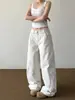 Jeans Vintage de Corte Curvo para Hombre, Pantalones Rectos Sueltos Estilo Americano para Primavera y Otoño, Pantalones Casuales de Pierna Ancha Frescos y Modernos