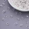 Círculo Círculo aberto Círculo de boca chata Pendurar pequenos ornamentos Pingentes Argola de conexão Fivela redonda Anel redondo Materiais artesanais Miçangas Perler Fivela para pendurar