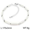 Ins Estilo Frío Europeo y Americano Acero Inoxidable Diamante Pulsera Versátil Simple Melón Conjuntos' Pulsera de Sentido Avanzado Accesorios Personalizados