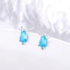 Aretes Casuales Nicho Elegantes de Alta Gama Aguja de Plata S925 Zircón para Mujer Exquisitos Aretes de Perlas Clips para Orejas Sin Perforar