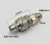 Boquilla de Soplado de Aire de Acero Inoxidable Punta Deflector Enfriamiento por Soplado Boquilla Ventilador Forma de Abanico Ranura Plana Conexión Rápida Cuchillo de Aire Pico de Pato