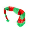 Sombrero de Fiesta Divertido Sombrero de Navidad Sombrero de Elfo Relleno Rayado Largo Sombrero Temático Festivo Accesorios para Fiesta de Navidad