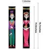 Fábrica Transfronteriza Amazon Transfronterizo Calavera Novia Día de Muertos Mexicano Pareja Cortina de Puerta Tela de Fondo Porche Diseño Personalizado