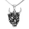 Fábrica de joyería hip hop todo a juego hip hop colgante hiphop moda retro Acero inoxidable Diablo cabeza de toro collar
