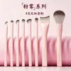 Set de Brochas de Maquillaje Transfronterizo al por Mayor del Fabricante de Cangzhou, Set Completo de 15 Brochas en Stock, Brocha Negra para Base, Brocha para Polvo Suelto