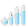 Fábrica de Gráficos de Vidro Estrela Azul Céu Frasco Cosmético de Vidro terno Frasco Personalizado para Loção Pote de Creme Garrafa Redonda Reta de Grande Capacidade