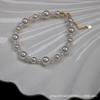 Aliexpress 2026 Libro Rojo Francés Retro Americano 14K Pulsera de Perlas Pulsera Mixta Lujo Ligero Sensación de Alta Gama