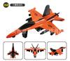 Avião Militar de Liga Metálica Puxar para Trás Modelo de Avião J Modelo de Caça de Liga Metálica Presente Brinquedos Infantis Enfeites de Confeitaria Transfronteiriço