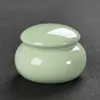 Cerâmica pequeno tamanho Mini Pote de Ponta do Dedo Pote Selado Frasco para Pó Perfumado Caixa de Rouge Antiga Caixa de Batom Caixa Pequena
