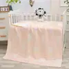 Algodón gasa de cuatro capas dibujos animados colcha para bebé toalla de baño para bebé cuadrada jacquard de color toalla de aire acondicionado colcha colcha para bebé