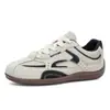 Tênis Casuais Respiráveis Moda Color-Block Nova Cor Primavera 2026 Leves Retrô Tendência de Treino Alemã Versáteis com Cadarço Sapatos Masculinos