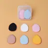 Esponja de Polvo para Dedos Engrosada Almohadilla Corrector Base de Maquillaje Esponja para Punta del Dedo Mini Doble Uso Seco y Húmedo Transfronteriza Pequeña Zapatilla Esponja de Polvo para Pulgar