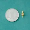 Colgante de Perla de Plata de Ley S925 Portafiltro Vacío con Adhesivo Accesorios Hechos a Mano DIY Cierre de Colgante de Perla Adhesivo Colgante Desmontable