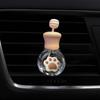 Celebridade da Internet Cor Chá com Leite Carro de Desenho Animado Saída de Ar Frasco de Perfume Criativo Fofo Enfeites de Aromaterapia para Carro Acessórios para Interior de Carro
