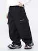 Pantalones Cargo para Niños para Exteriores con Forro Polar, Espesos 2025 Nuevos Pantalones Rectos de Otoño e Invierno con Puño a Prueba de Viento para Niños Mayores