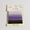 Nudo para el Cabello Trenzado de Color Sólido Nuevo y Elegante, Dulce y Versátil, Scrunchie Simple de Alta Elasticidad para Coletas