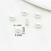 Pulseira Espaçador de Contas Roda Côncava Banhada a Ouro 14K Preserva Cor Zircônia Espaçador de Contas para Pulseira Colar Acessórios Contas para Joias DIY C45